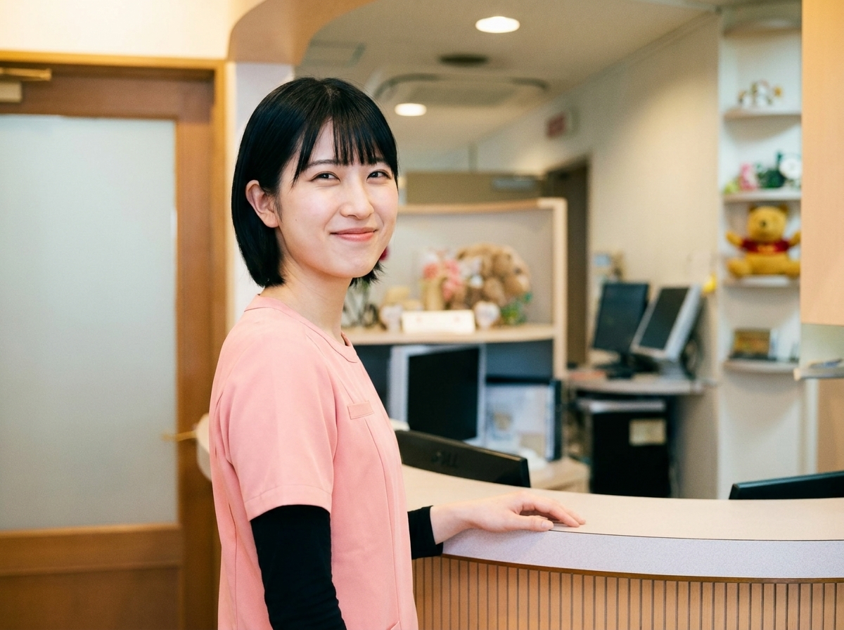 先輩スタッフ あおい（受付）