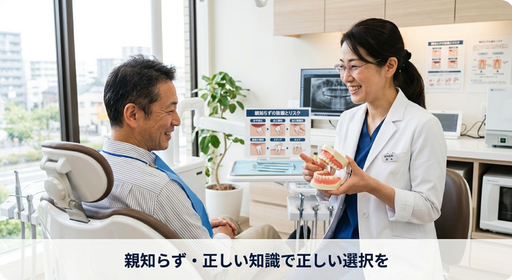 親知らずって抜かないといけないの？口腔外科医が教える正しい知識